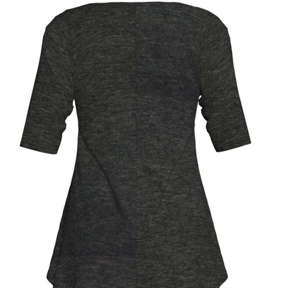 NIB Bella Flore Gray 3/4 sleeve tunic - Picture 2 of 4